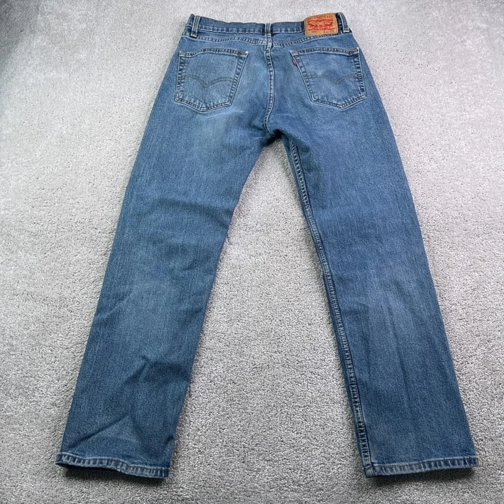 Levis‎ 505 Jeans Mens 32x30 (Fits 30x29) Blue Regular Straight Stretch Denim